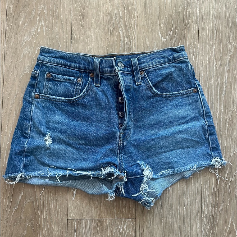 Levi’s button fly shorts